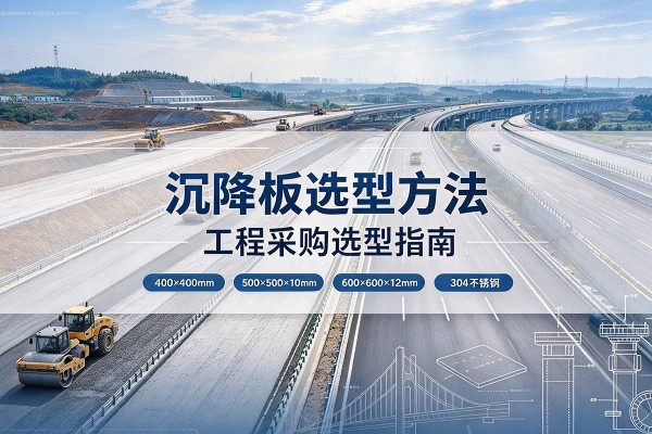 钦北沉降板选择方法
