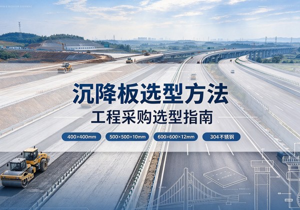 钦北沉降板选择方法